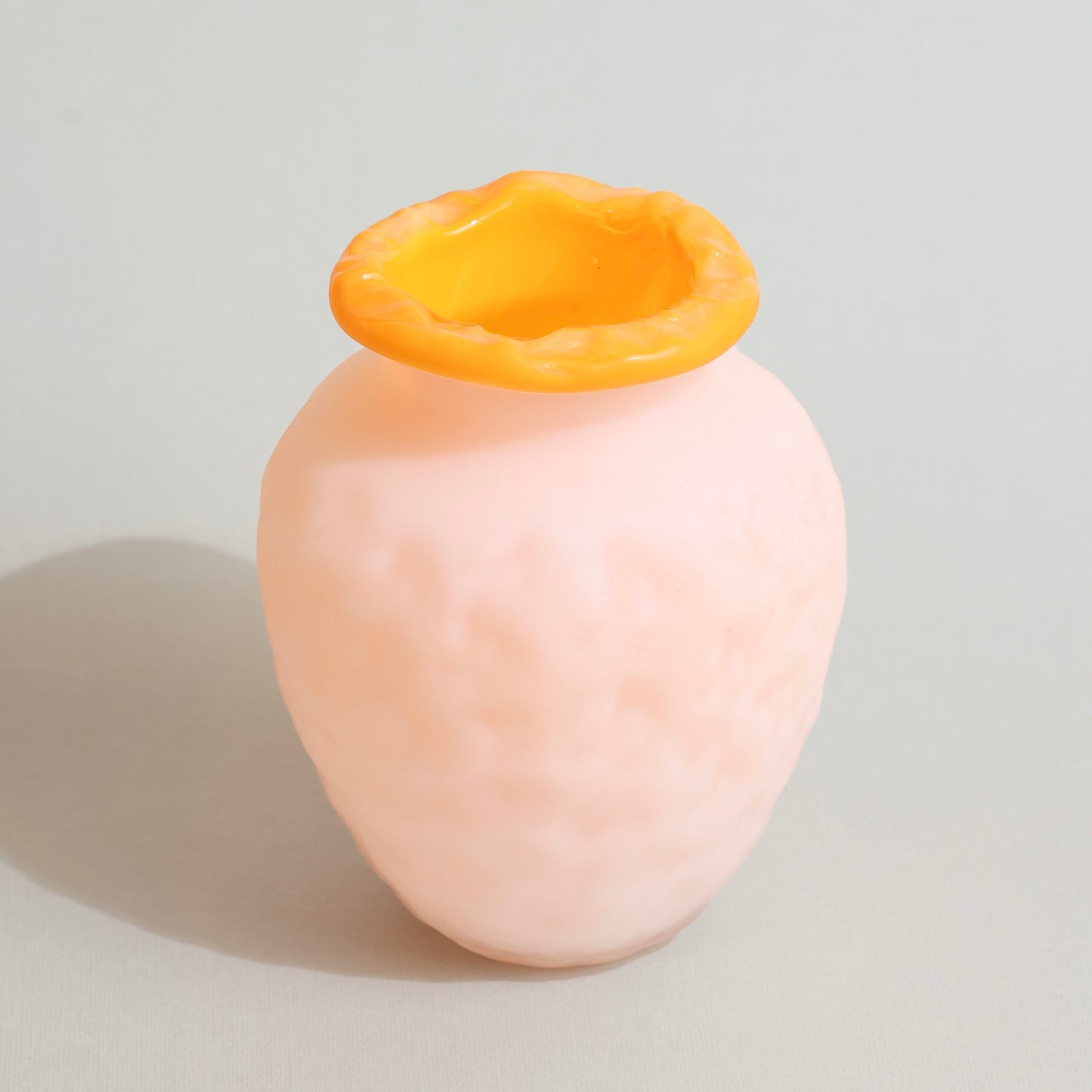 Amber Wave Vase