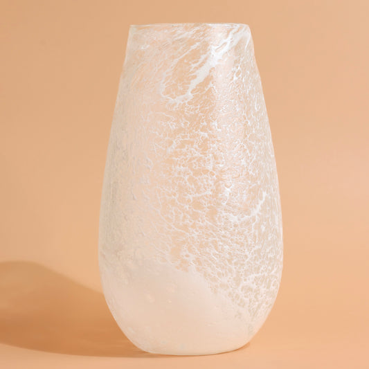 Frosted Bloom Vase