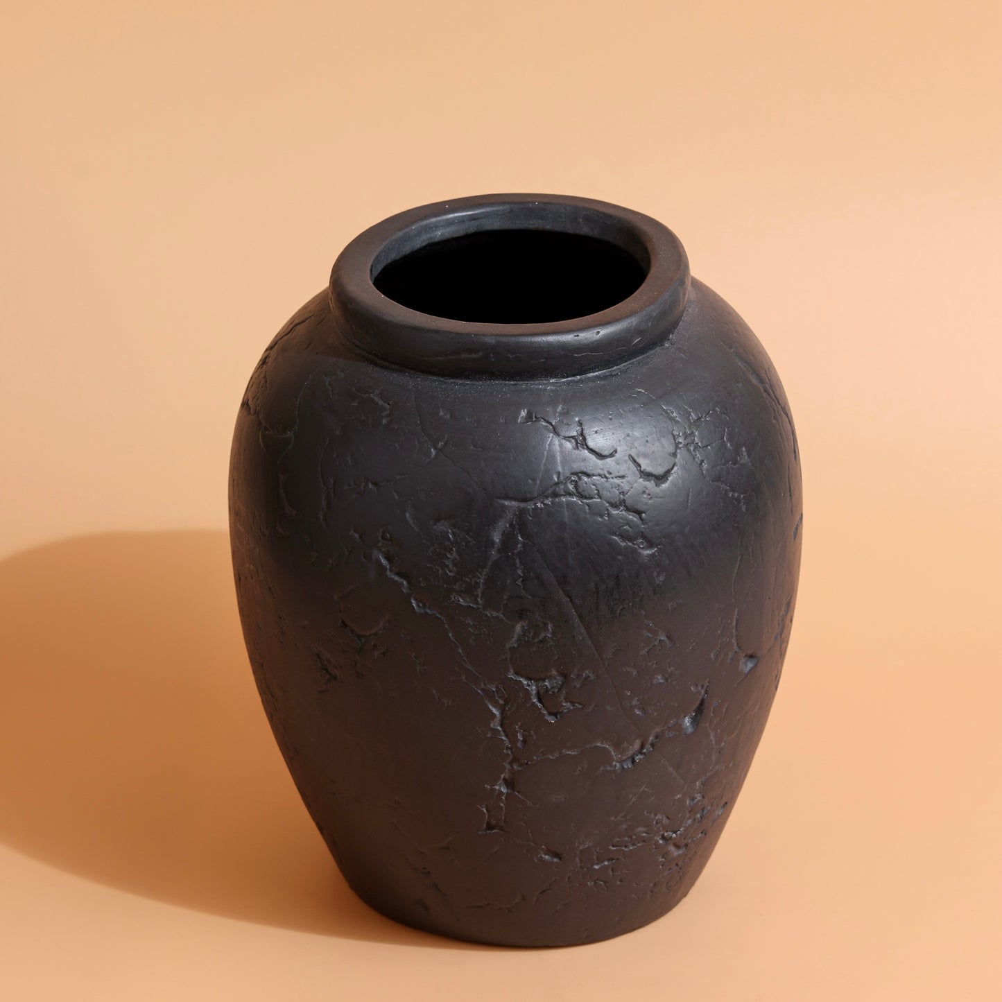 Black vase