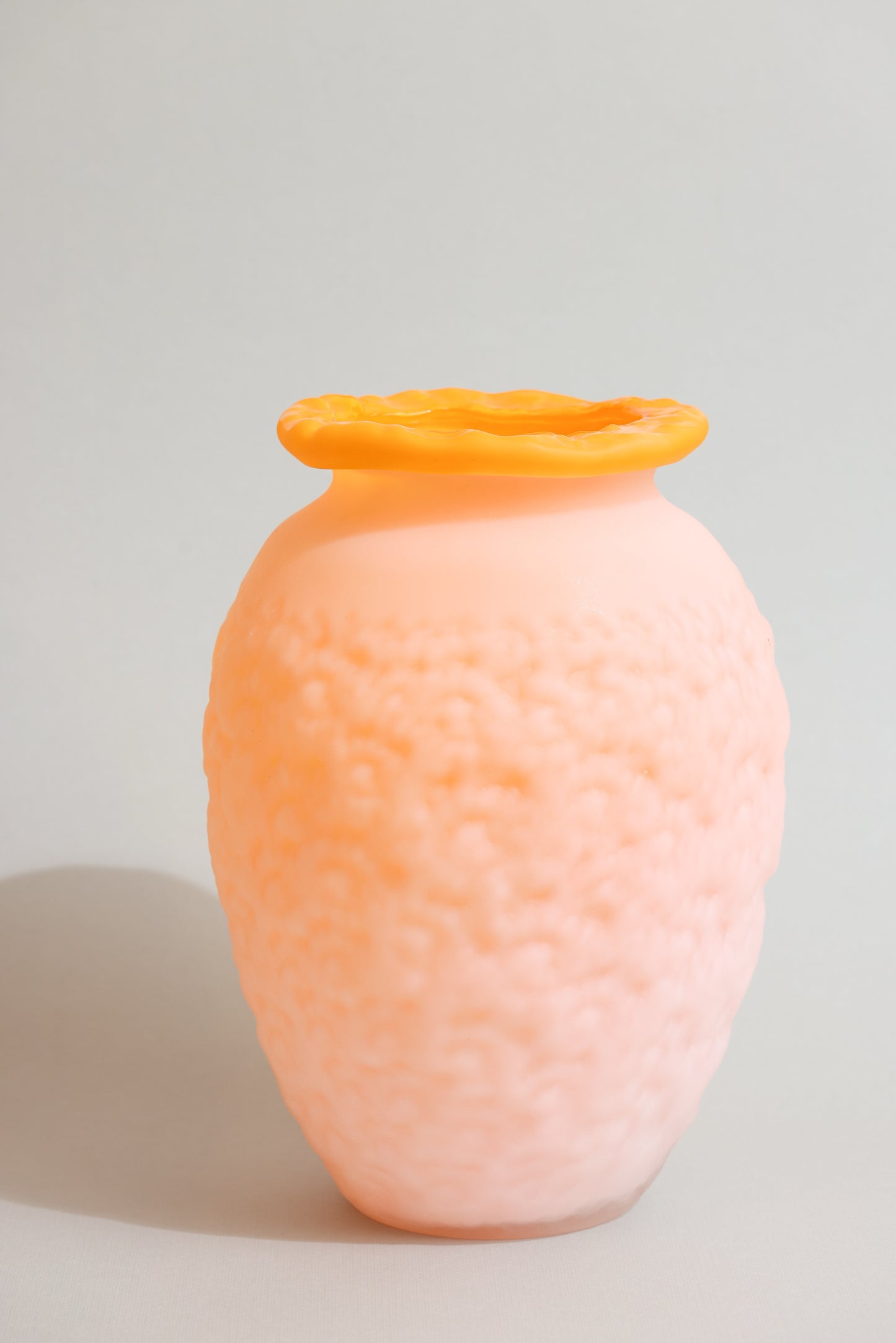 Amber Wave Vase