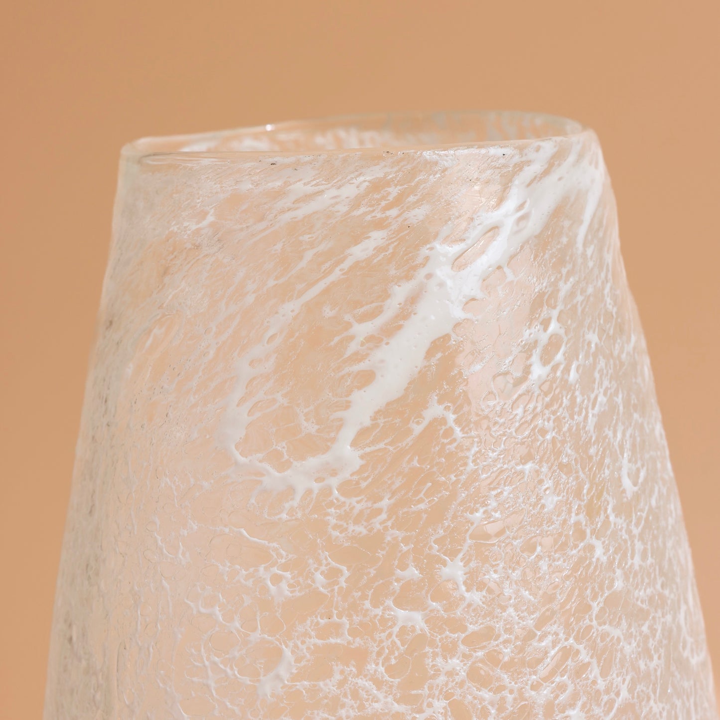 Frosted Bloom Vase