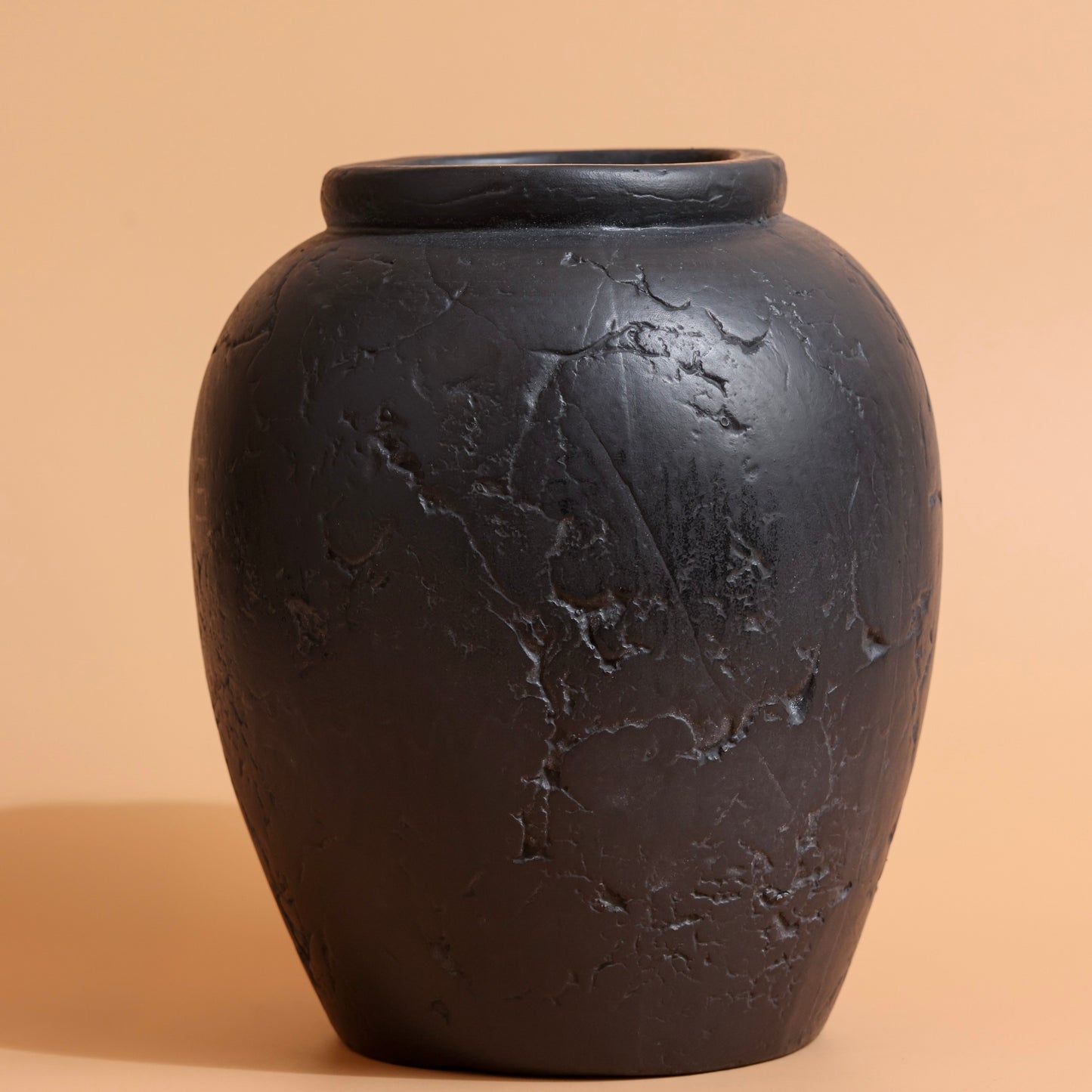 Black vase