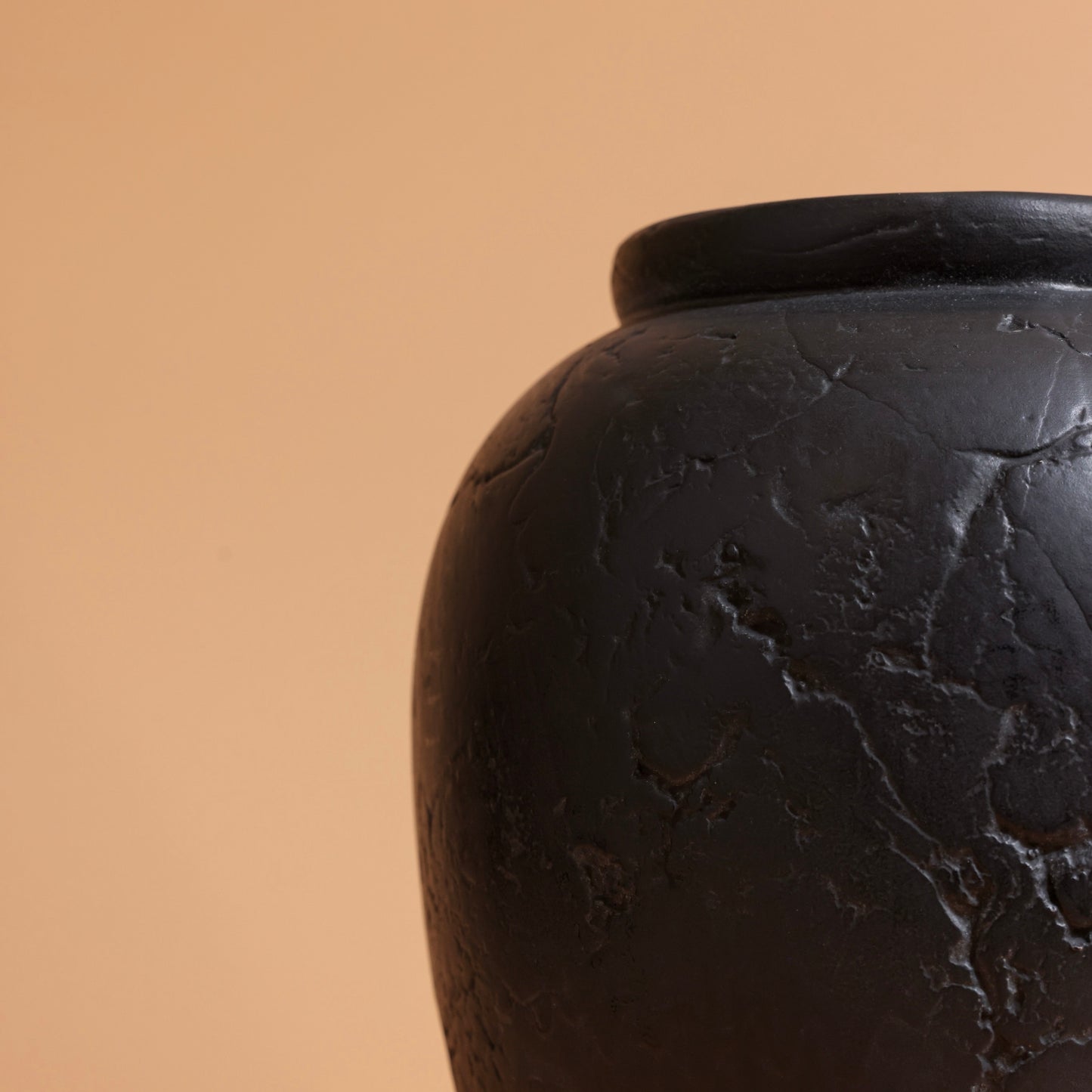 Black vase